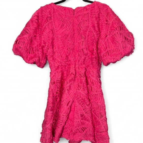 NWT Aje Florential Mini Swing Dress Azalea Pink - Picture 10 of 14